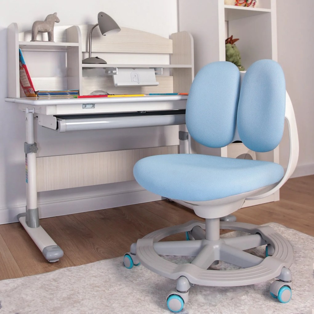 Ergonomiczny fotel dziecięcy z dwudzielnym oparciem Goofy