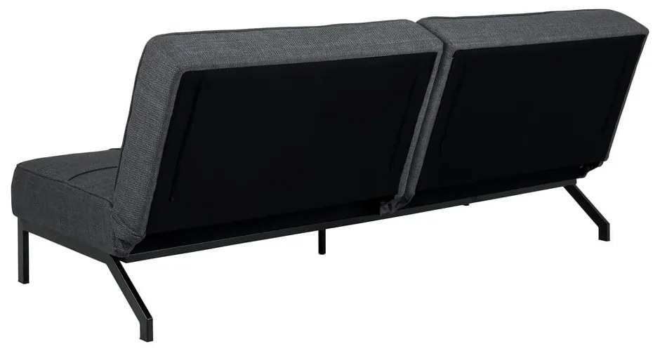 Ciemnoszara rozkładana sofa 198 cm Perugia – Actona