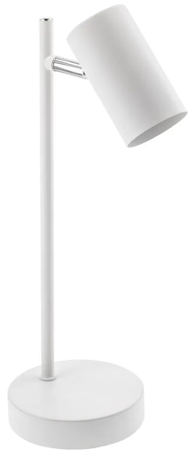 Biała lampa stołowa z metalowym kloszem (wysokość 35 cm) Veneto – GTV