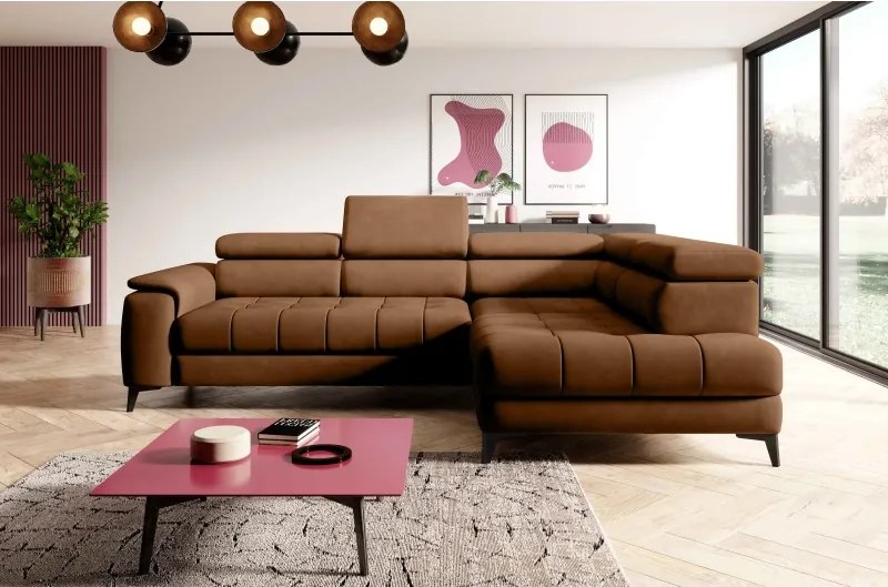 Narożnik CHIVAS L z Elektryczną regulacją siedziska wolnostojący WERSAL