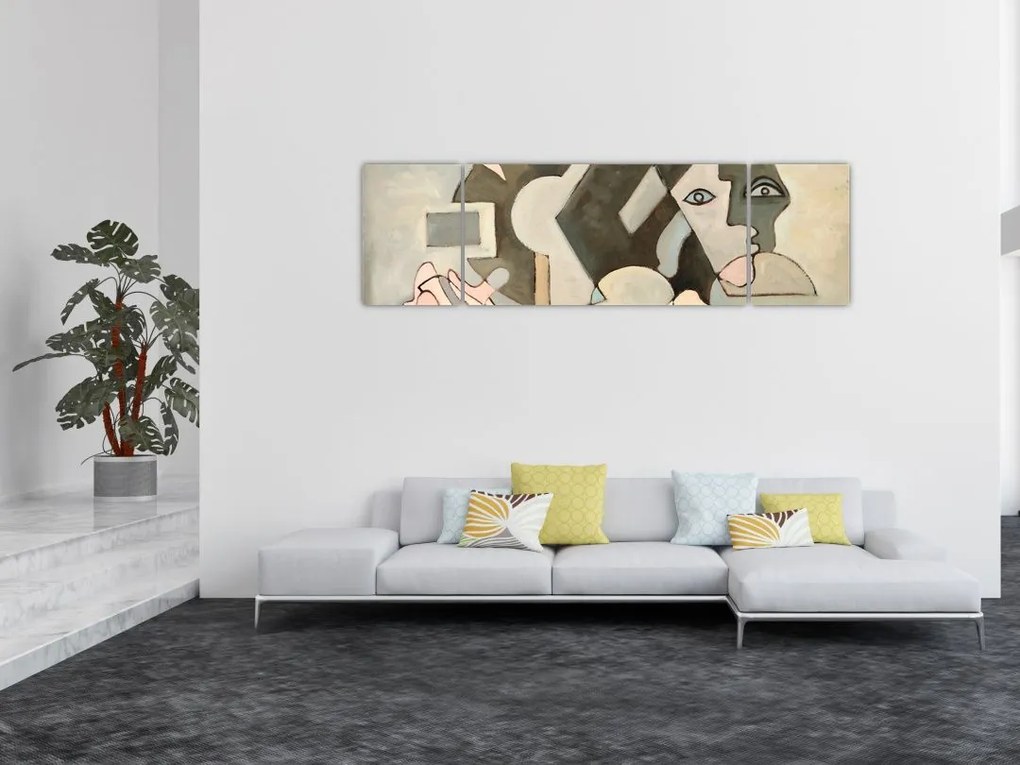 Obraz - Kubizm (170x50 cm)