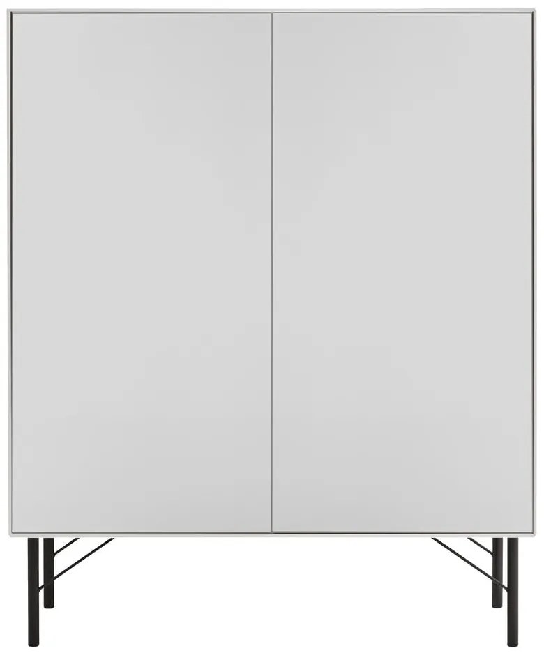 Czarno-biała wysoka komoda 91x111 cm Edge by Hammel – Hammel Furniture