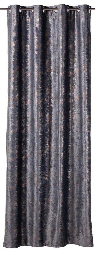 Antracytowa zasłona 140x260 cm Lhasa – Mendola Fabrics