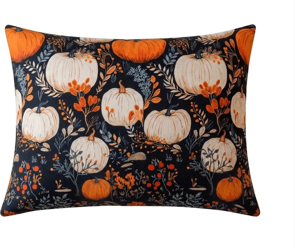 Poszewka na poduszkę z mikrofibry MAGIC PUMPKIN 50x70 cm, kolorowy