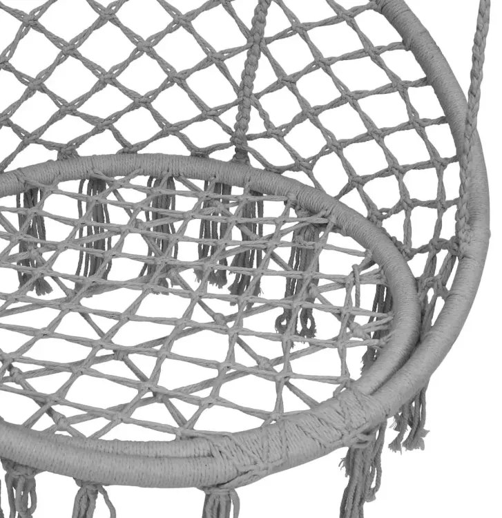 Wiszący fotel hamakowy szary Z0-A98