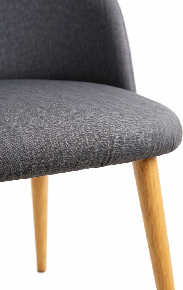 Pakiet 4 krzese z tkaniny Vint