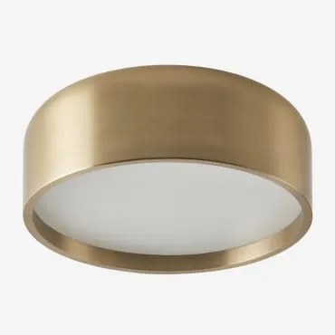 Plafon Sufitowy Z Żelaza Glatzer Złoto - Sklum