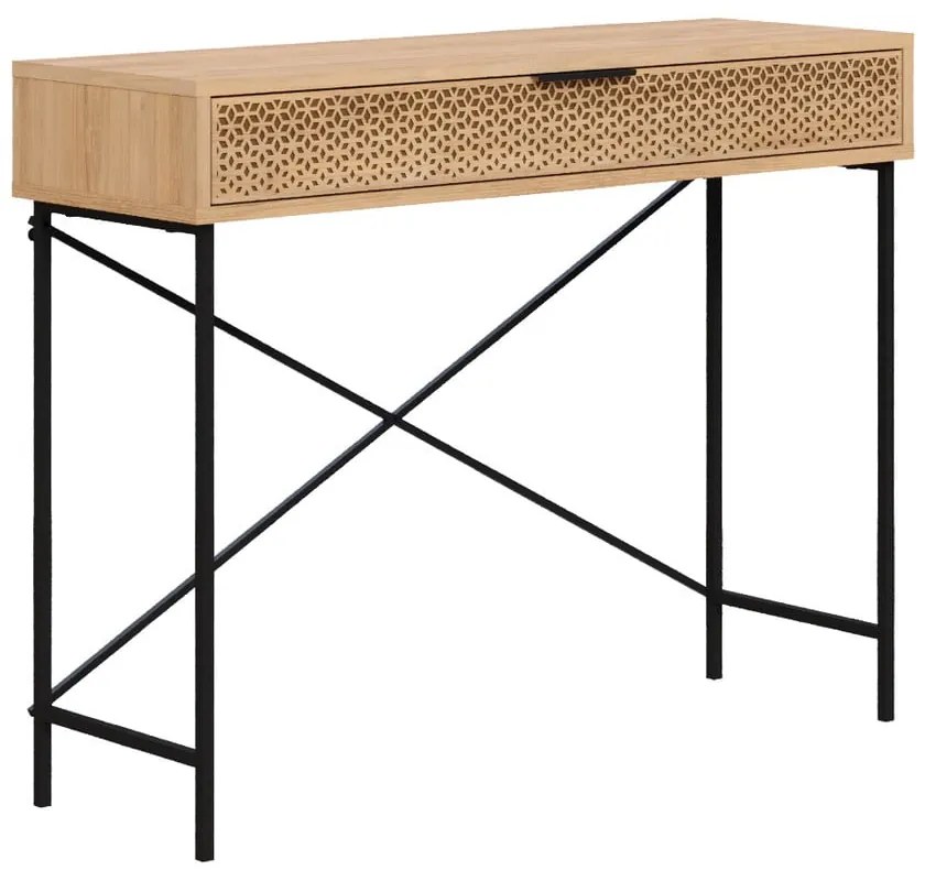 Konsola w dekorze dębu 35.5x110 cm Ecrin – Marckeric