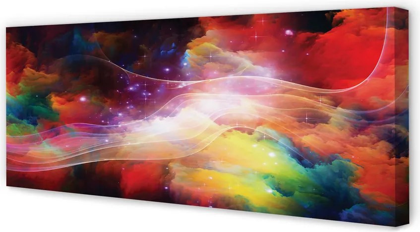 Obraz drukowany na płótnie Falująca Abstrakcja Fraktalna