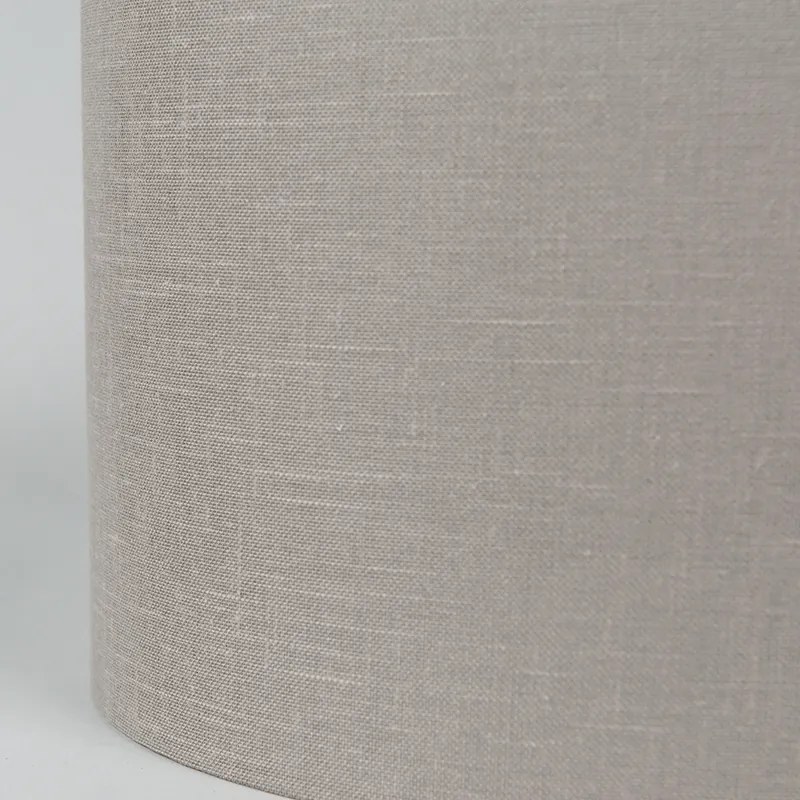 Klosz lampy taupe bawełna 35/35/20 Nowoczesny