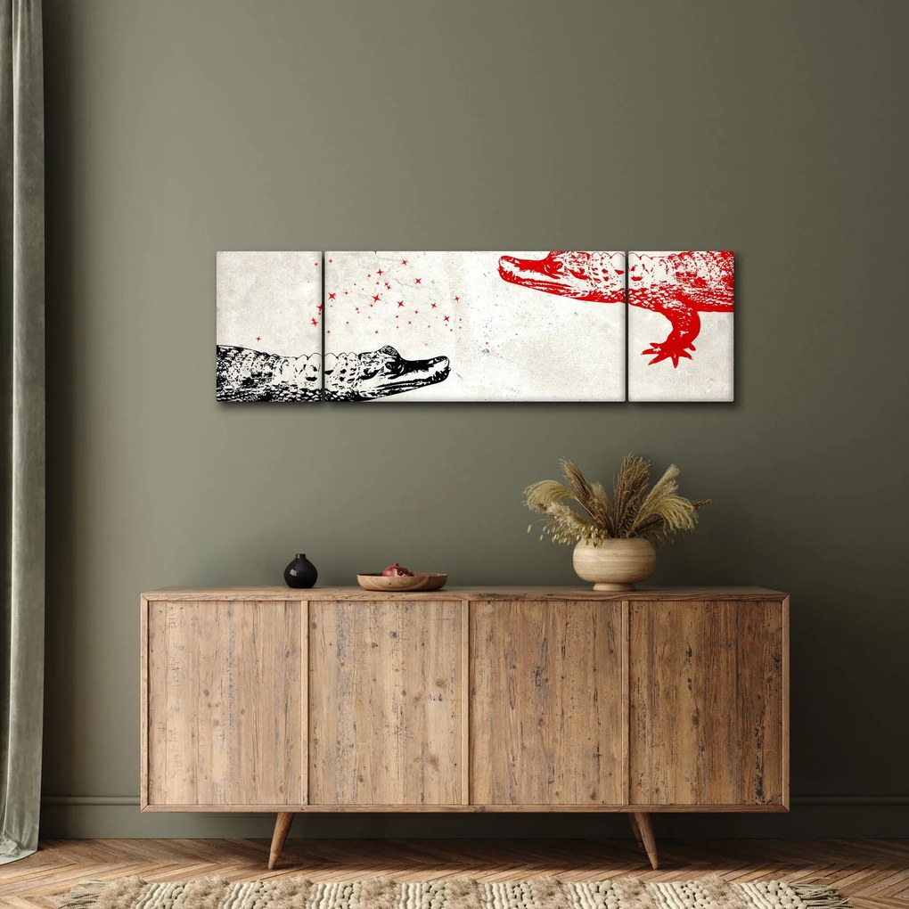 Obraz - Krokodyle (170x50 cm)
