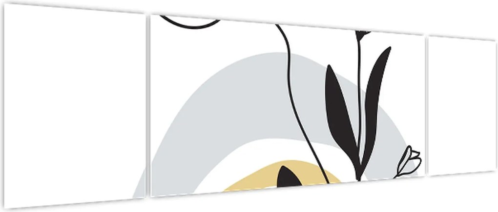 Obraz - Kwiaty w wazonie N⁰1 (170x50 cm)