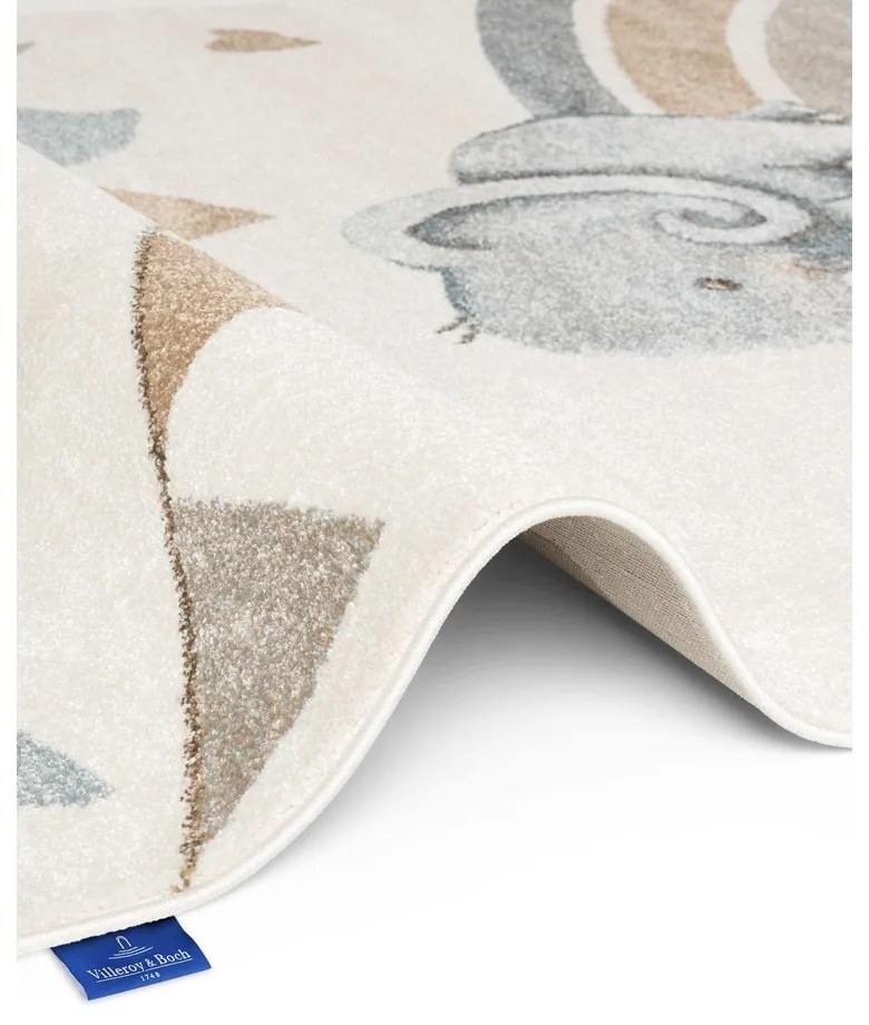Kremowy dywan dziecięcy 160x230 cm Walk like an Elephant Rainbow Party – Villeroy&amp;Boch