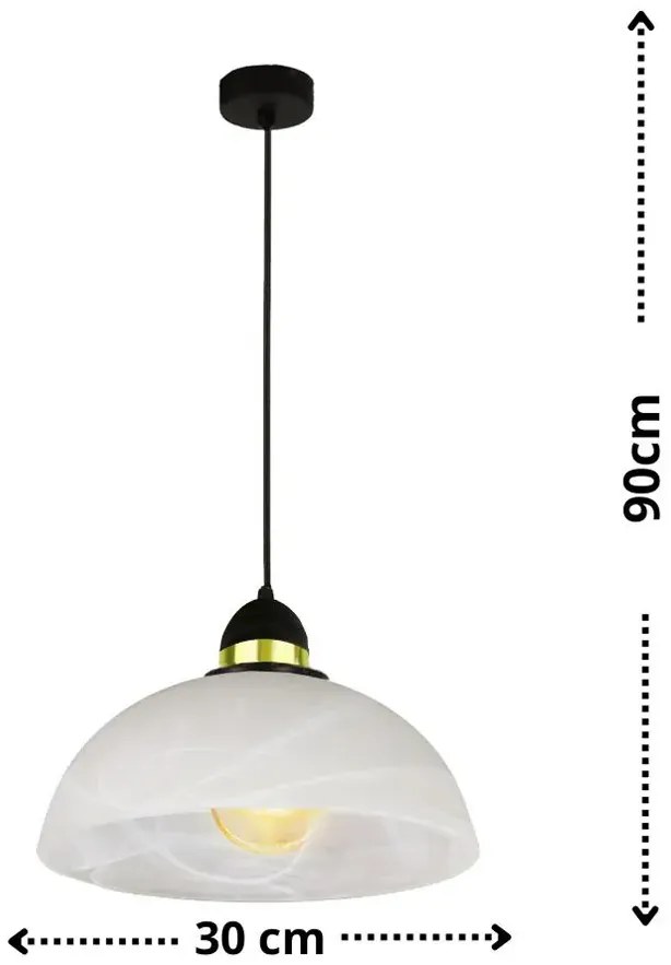 Elegancka klasyczna lampa sufitowa - M050 - Trofi