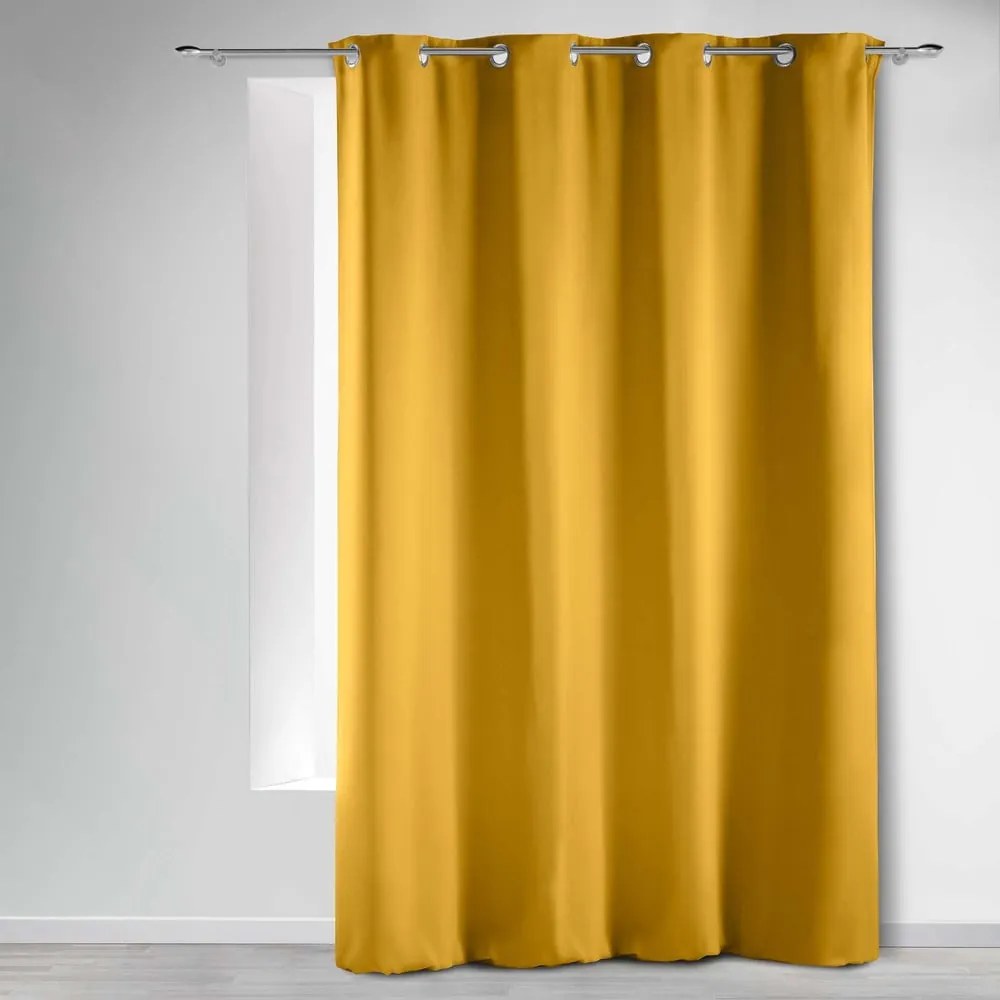 Żółta zasłona zaciemniająca 135x240 cm Occult – douceur d'intérieur