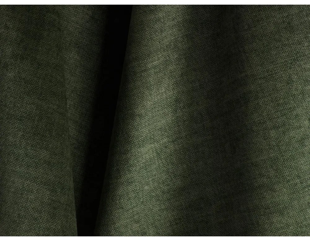 Zielone tapicerowane łóżko dwuosobowe ze schowkiem i stelażem 200x200 cm Martina – Micadoni