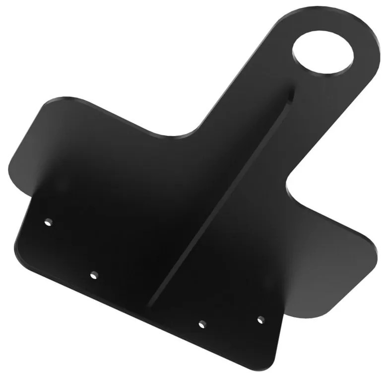 Czarny stalowy wiszący stelaż pod umywalkę 30x7 cm Tetris – Sapho