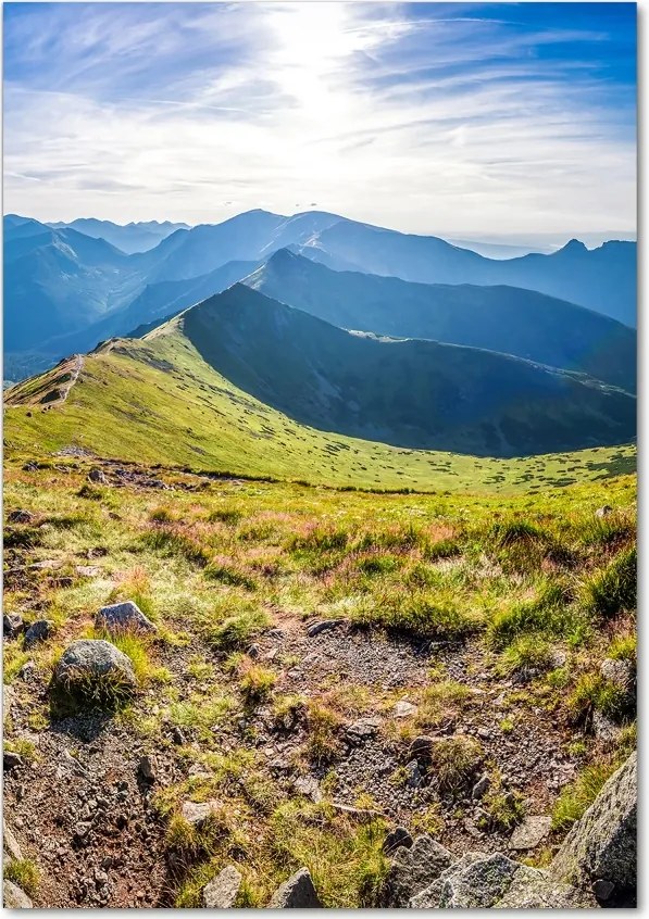Foto obraz szkło akryl pionowy Tatry