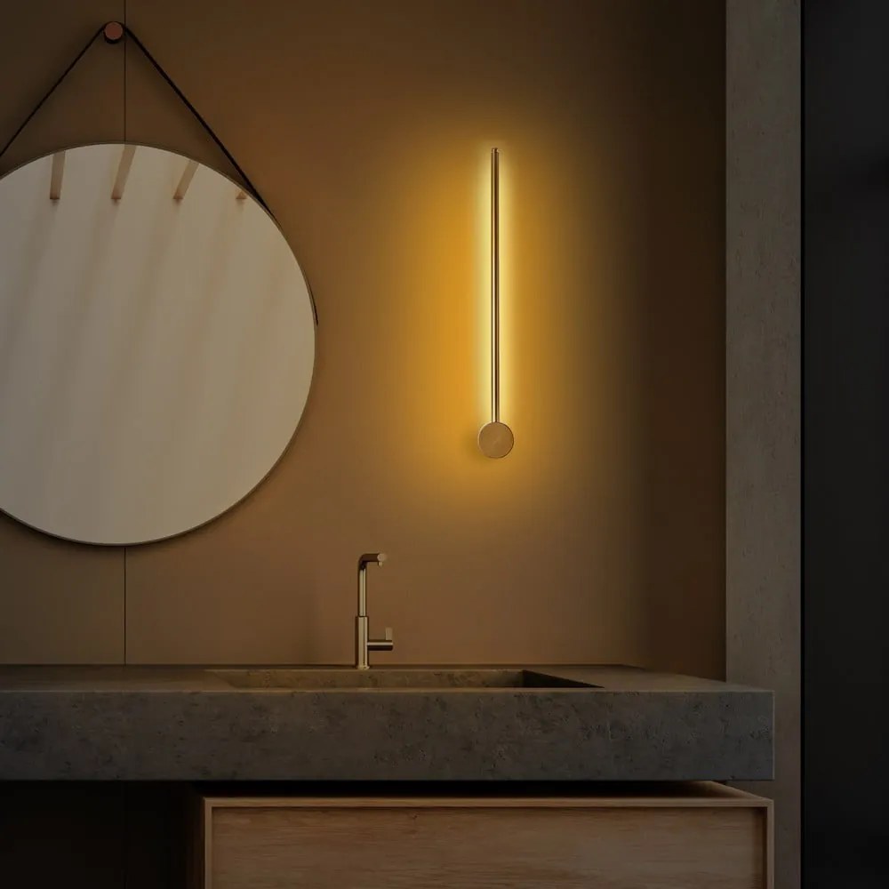 Kinkiet LED w kolorze złota ø 7 cm Sword – Opviq lights