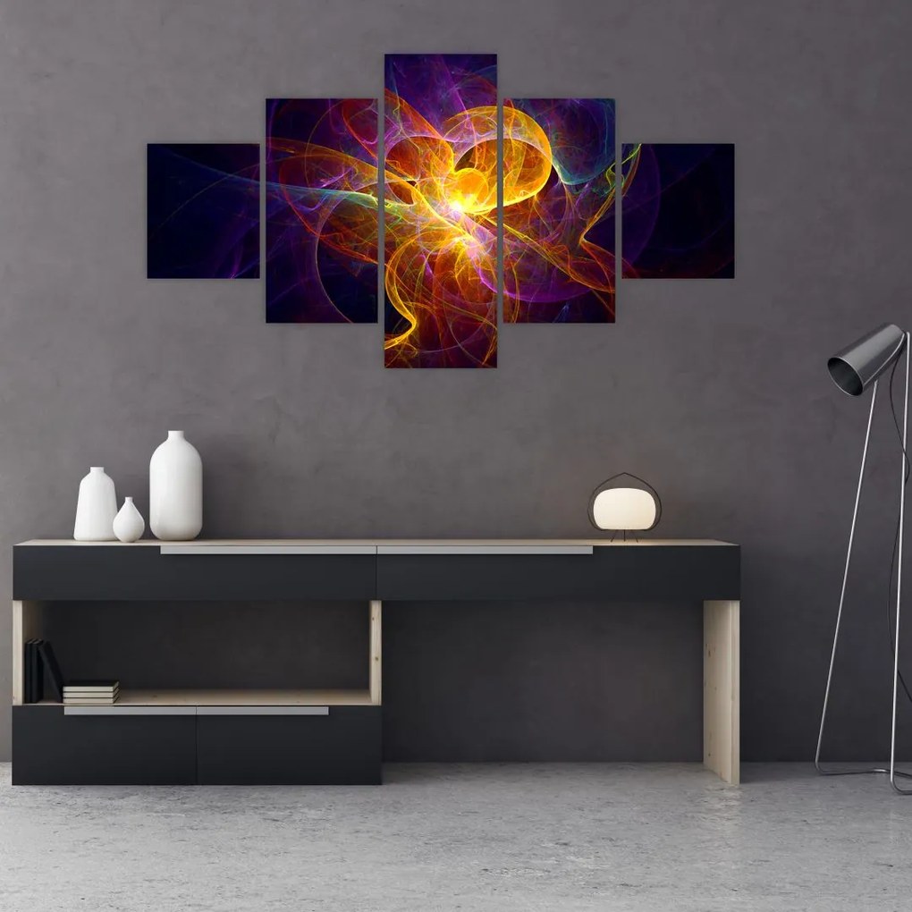 Abstrakcyjny obraz (125x70 cm)
