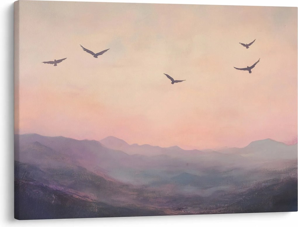 Obraz - Stado ptaków II. (70x50 cm)