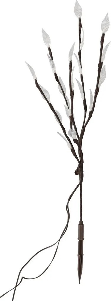 Lampa solarna z trzema ramionami, 60 diod LED,ciepła biel, 60 cm