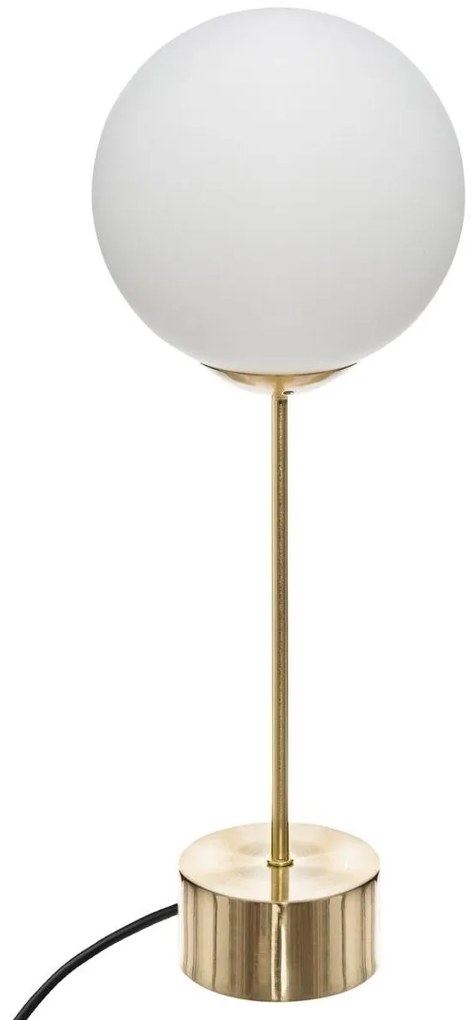 Lampa stołowa BOULE, szklana kula, 43 cm