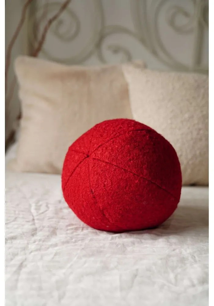 Poduszka dekoracyjna z materiału bouclé ø 20 cm Top – Mioli Decor
