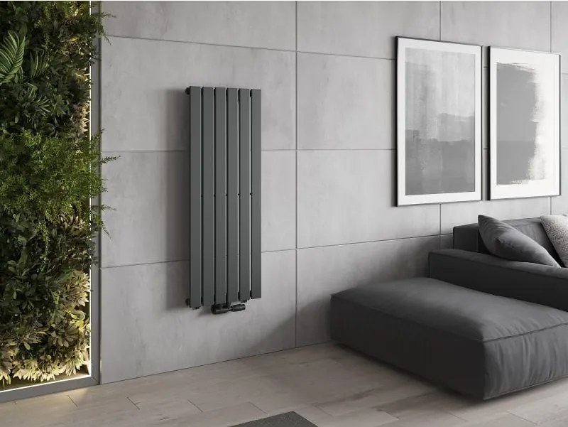 Mexen Boston grzejnik dekoracyjny 1200 x 452 mm, 611 W, antracyt - W213-1200-452-00-66