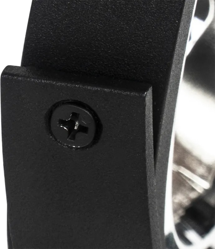 System szynowy z 3 reflektorami czarnymi 1-fazowymi - Go