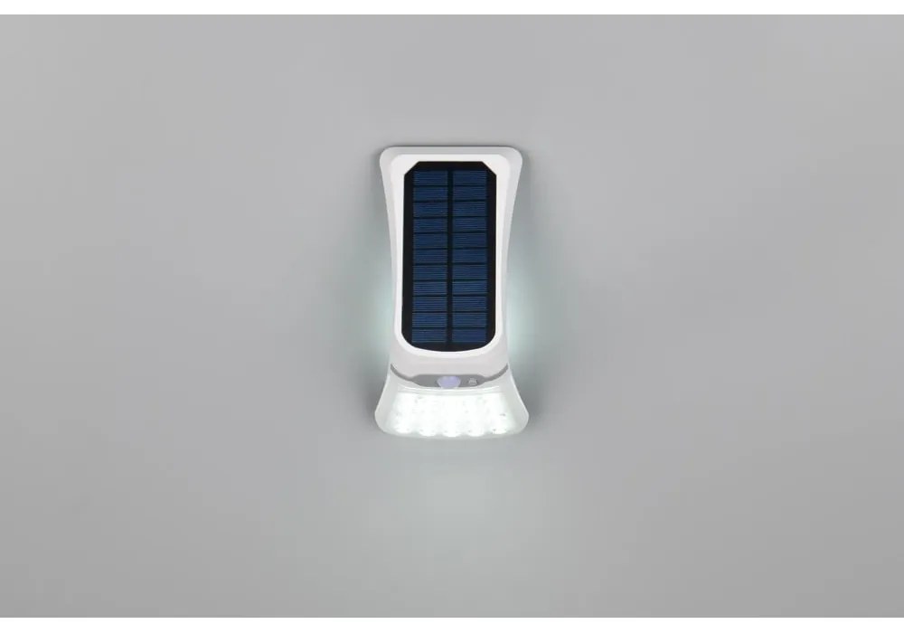 Zewnętrzna solarna lampa ścienna LED (wysokość 22 cm) Diadema – Trio