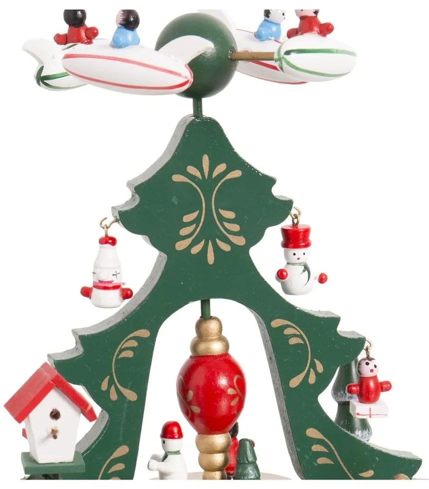 Drewniana figurka grająca (wysokość 24 cm) Christmas Tree – Casa Selección