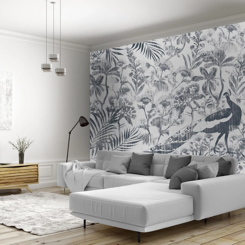 Fototapeta - Zamkowy ogród (196x136 cm)