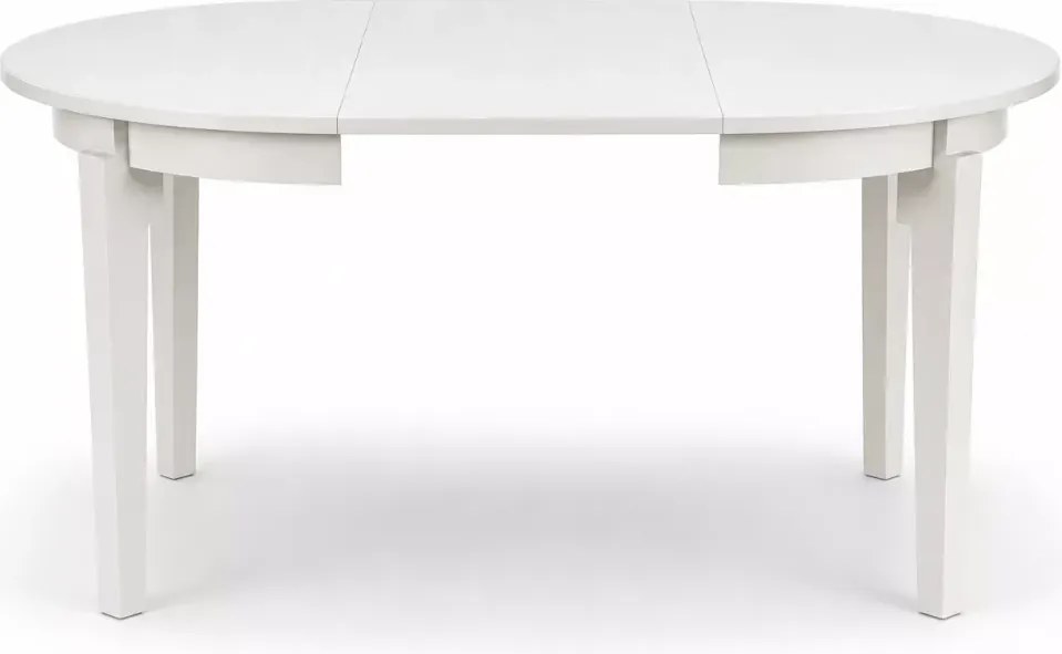 Stół okrągły rozkładany Luminis 100–200 cm okleina naturalna klasyczny elegancki do jadalni salonu