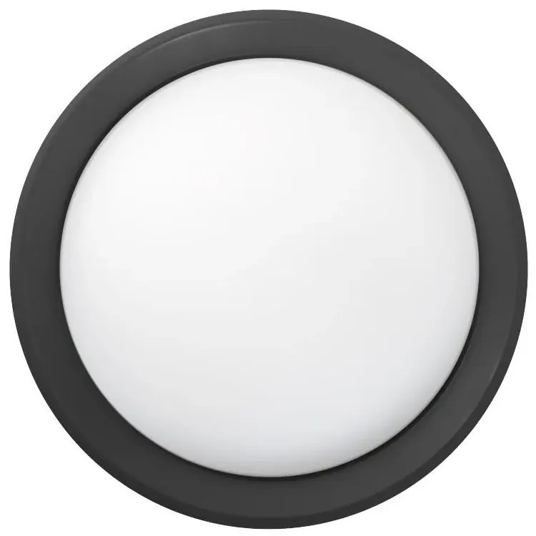 Czarny okrągły plafon LED - 4X E884 E7-N36