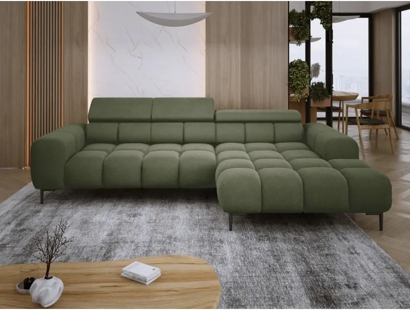 Narożnik PLAZA MINI Prawostronny w tkaninie Promocyjnej APHRODITE 12 WERSAL