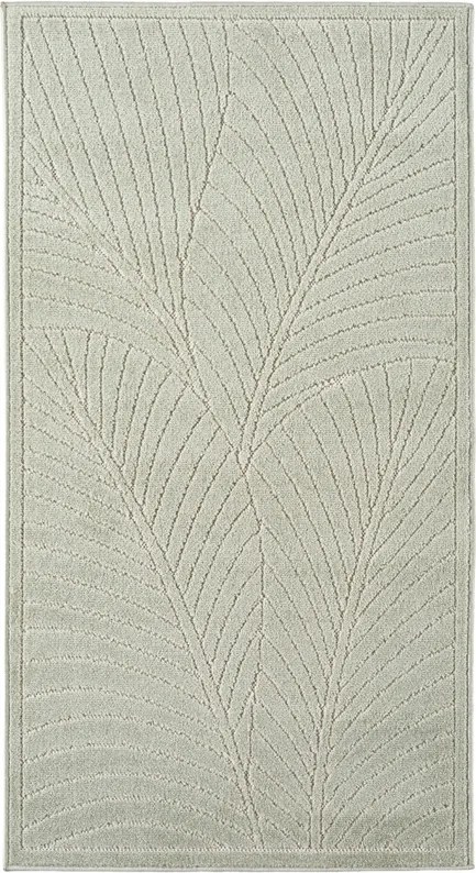 Dywan uniwersalny Nova 3D Motyw Roślinny oliwkowy 80 cm x 250 cm