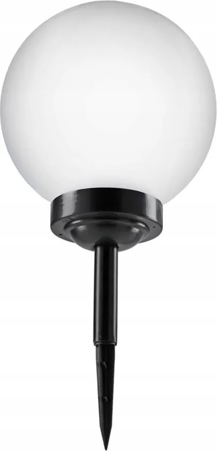 Lampa solarna LED 1,2 V 6500 K 200 mAh Ø 25 cm IP44 biały/czarny