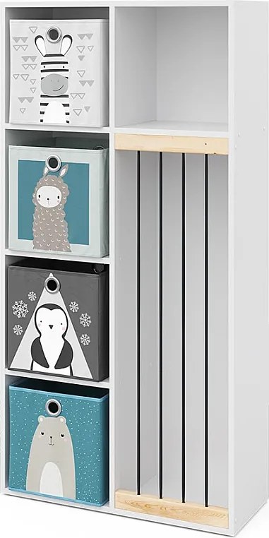 Półka dla dzieci biały 72x29.1x143 marvin