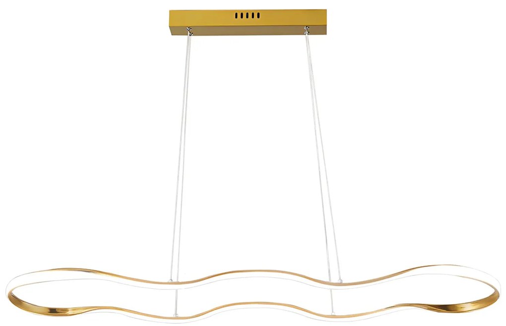 LAMPA SUFITOWA WISZĄCA LED LHJ028-CP 100cm Złota