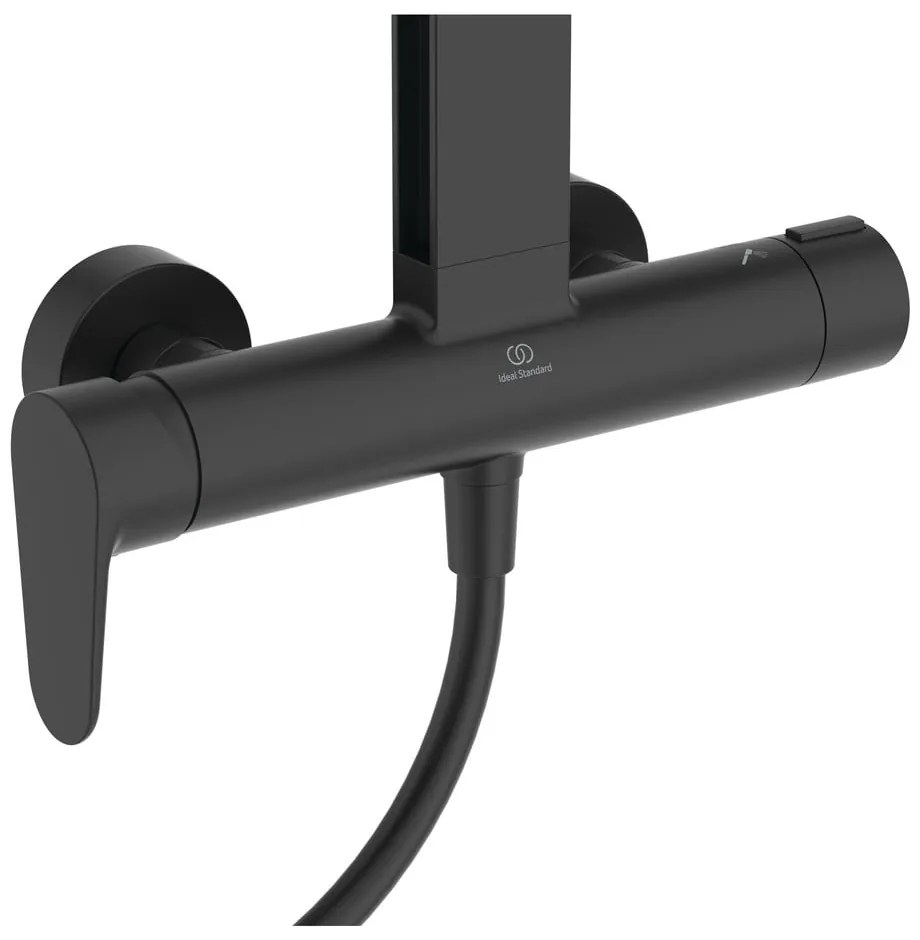 Metalowy zestaw prysznicowy w kolorze matowej czerni 111 cm ALU+ – Ideal Standard