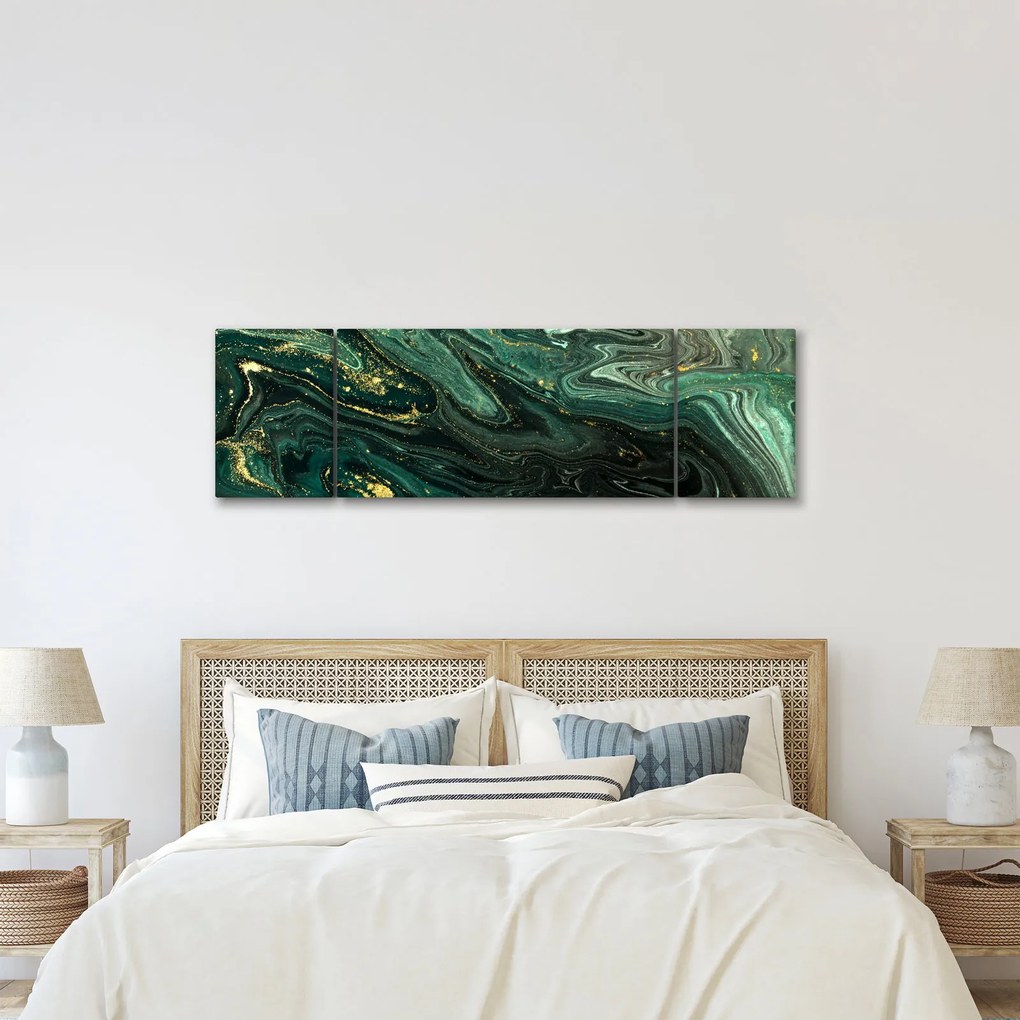 Obraz - Zielony marmur (170x50 cm)