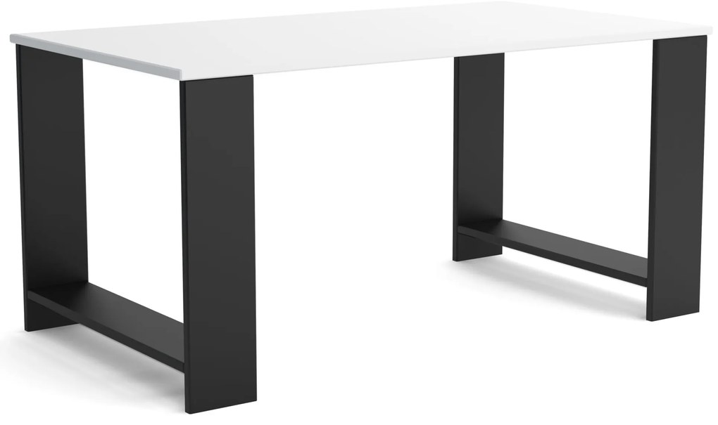 Stolik kawowy Ława Stół 90 cm MORI Czarny/Biały