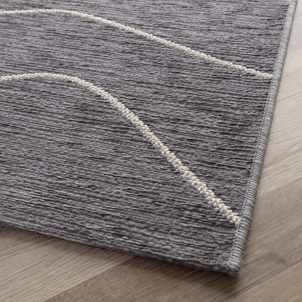 Dywan Velvet 160x230cm beige/dark grey