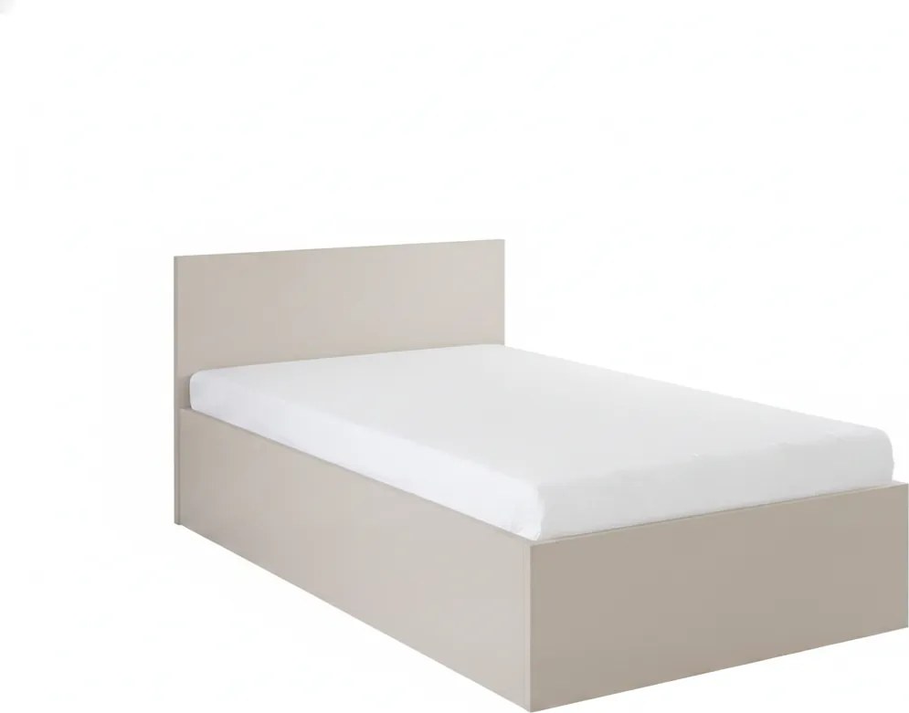 Łóżko SOFIA 90 x 200 cm, kaszmirowy beż Stelaż: Ze stelażem listwowym rolowanym, Materac: Materac Coco Maxi 20 cm