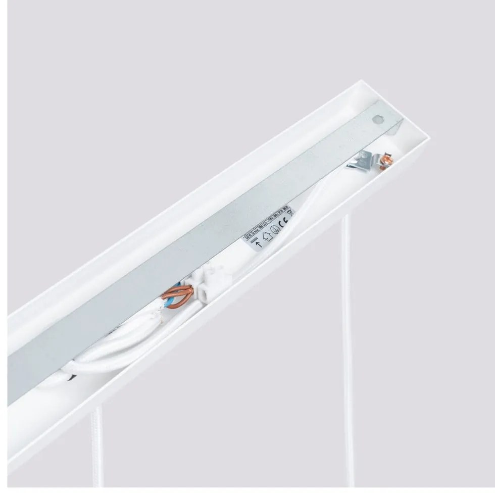 Biała lampa wisząca Gleam – Sollux