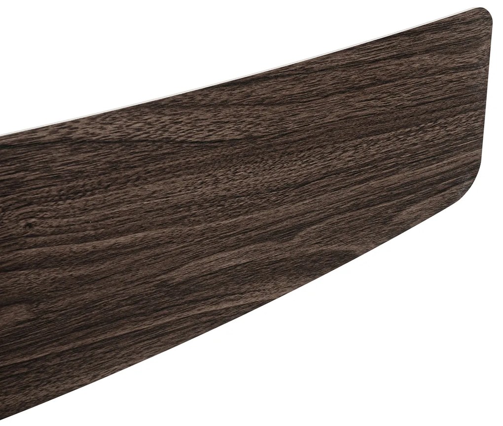 Inteligentny wentylator sufitowy biały z drewnianym nadrukiem 132 cm z LED z możliwością ściemniania z pilotem - Cool