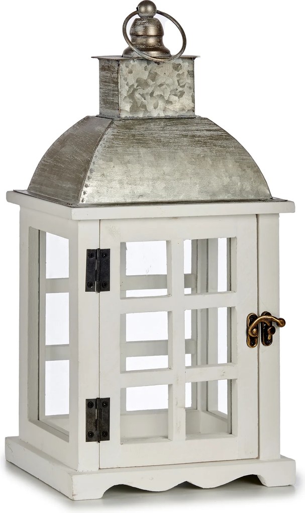 Lampion drewniany MIRO, 39 cm