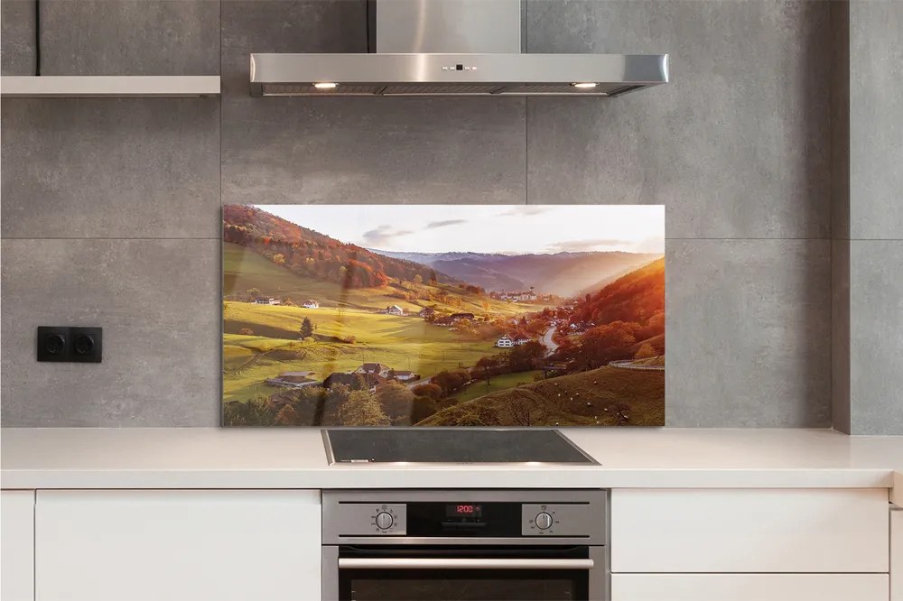 Panel Szklany Dolina w Objęciach Lasu