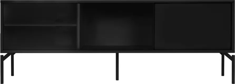 Czarna szafka pod TV 160x60x42 cm Met – noo.ma